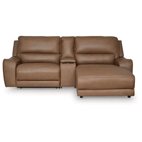 DeepWakes 3-Piece Power Reclining Sectional with Chaise