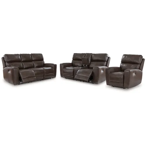 Crossplex Power Reclining Sofa, Loveseat and Recliner
