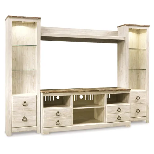 Willowton 4-Piece Entertainment Center