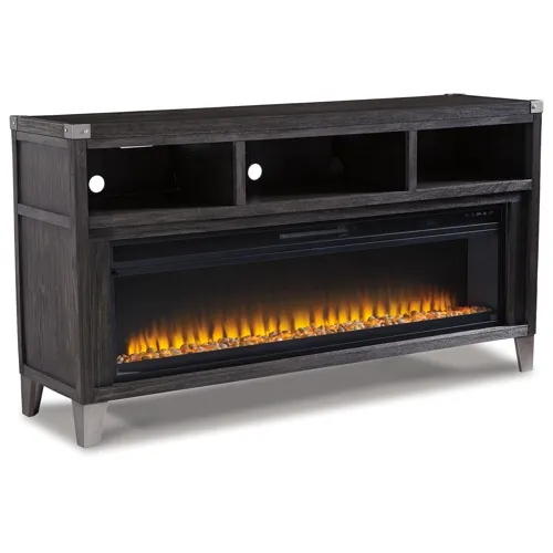 Todoe 65" TV Stand with Electric Fireplace