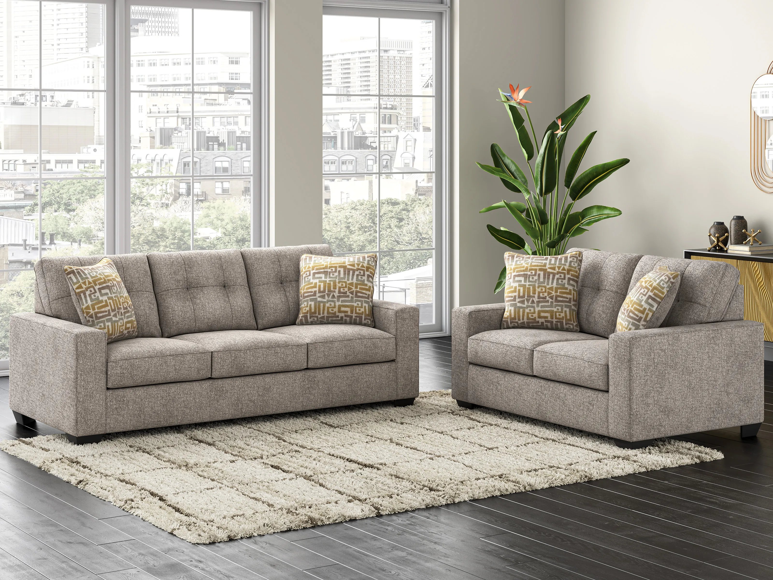 LARIMER IRON LOVESEAT PC2920435 by Signature Design by Ashley at