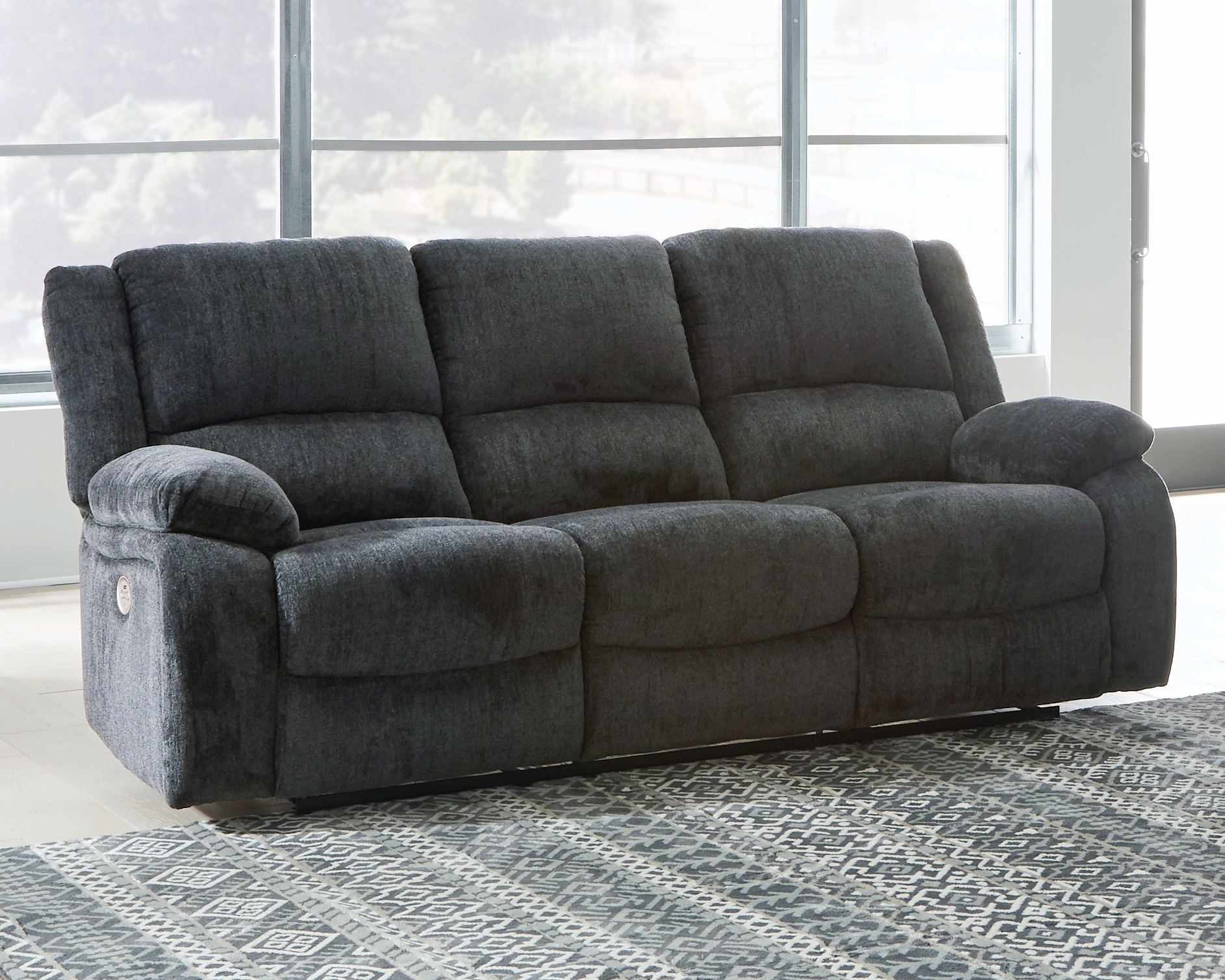 Draycoll Power Reclining Sofa and Loveseat 76504U2 by Signature Design
