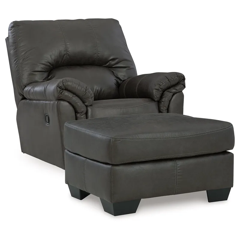 Bladen Recliner and Ottoman