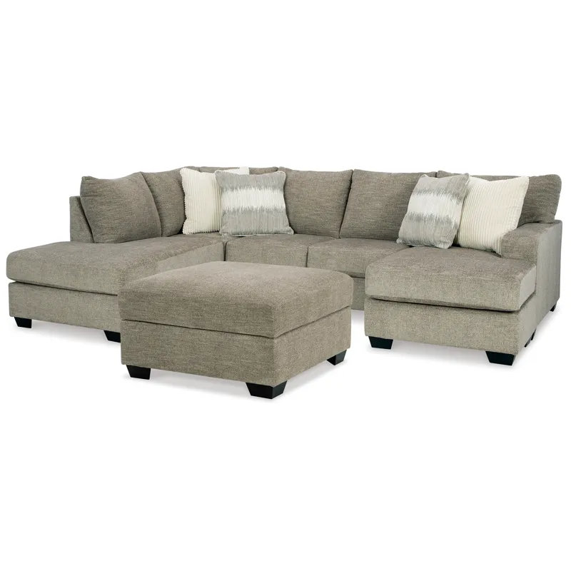 Creswell 2-Piece Sectional with Chaise and Ottoman