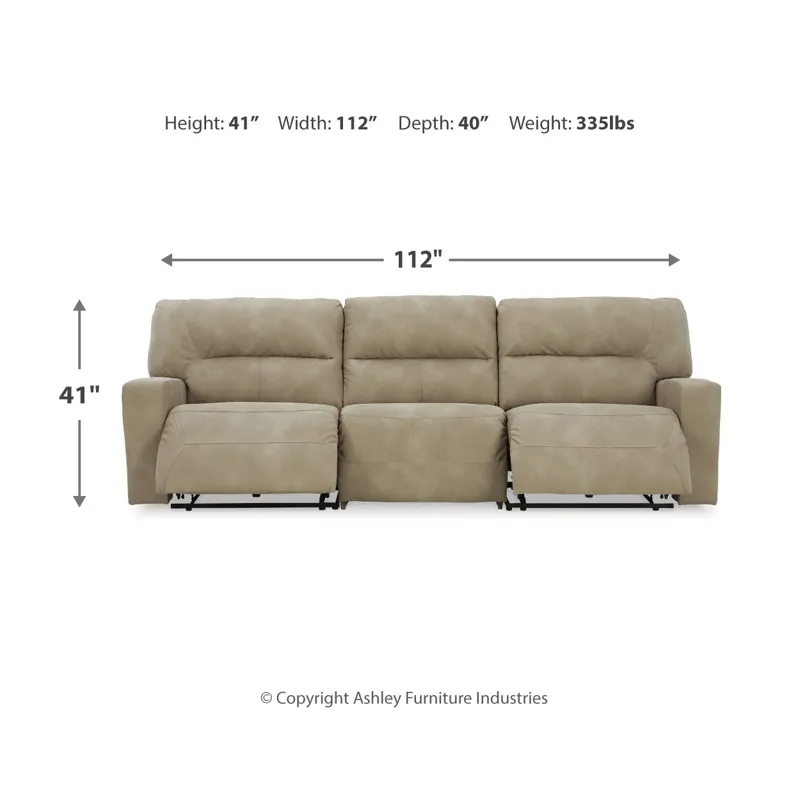 Next-Gen DuraPella 3-Piece Power Reclining Sectional