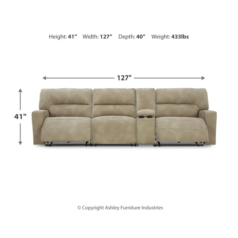 Next-Gen DuraPella 3-Piece Power Reclining Sectional
