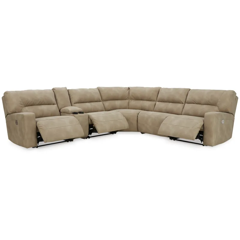 Next-Gen DuraPella 6-Piece Power Reclining Sectional