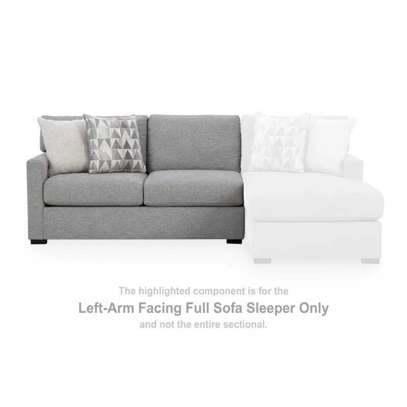 UrbanCrest Left-Arm Facing Full Sofa Sleeper