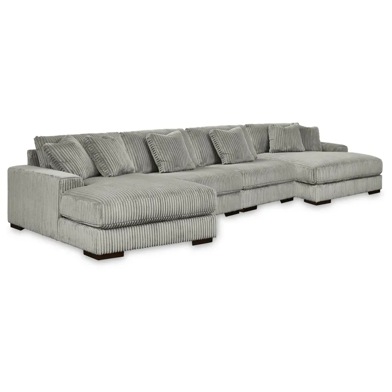 Lindyn 4-Piece Sectional with Double Chaise