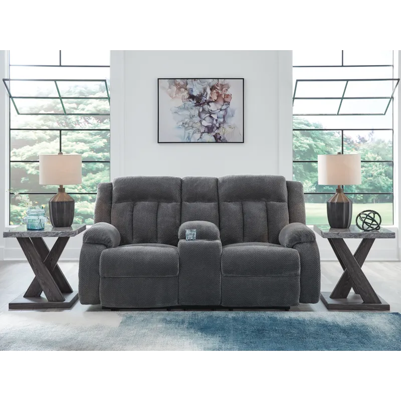 Observation Power Reclining Loveseat with Console