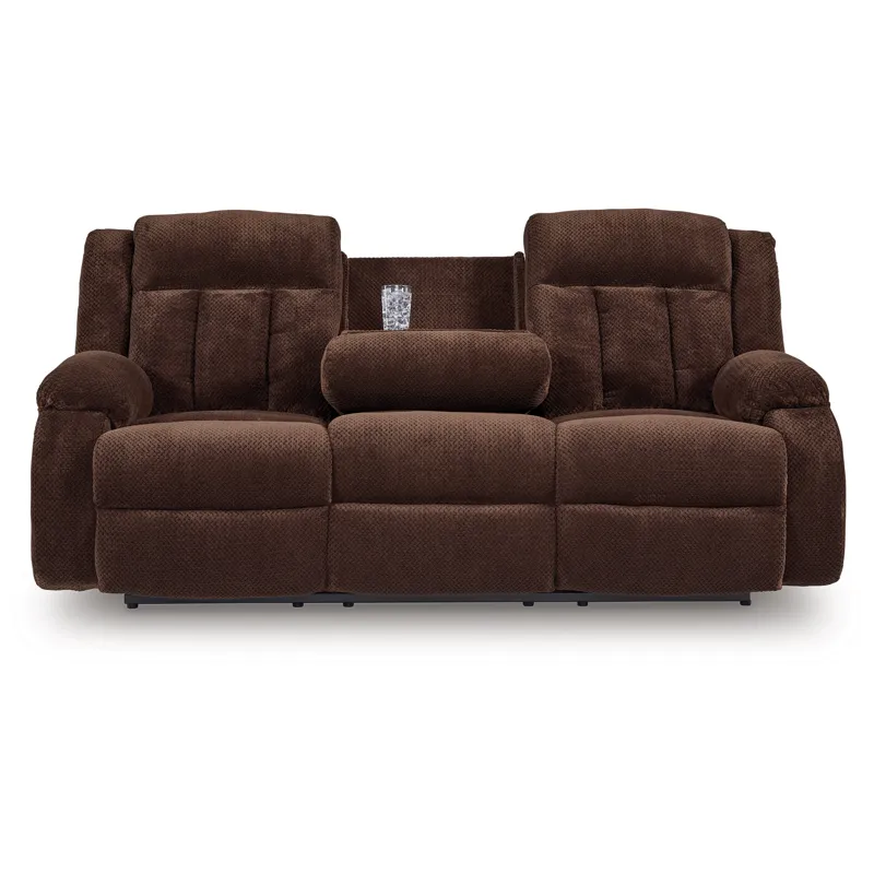 Greely Bend Power Reclining Sofa with Drop Down Table
