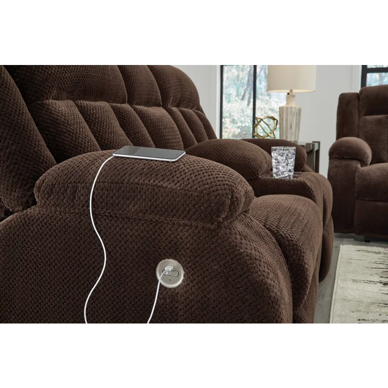 Observation Power Reclining Loveseat with Console