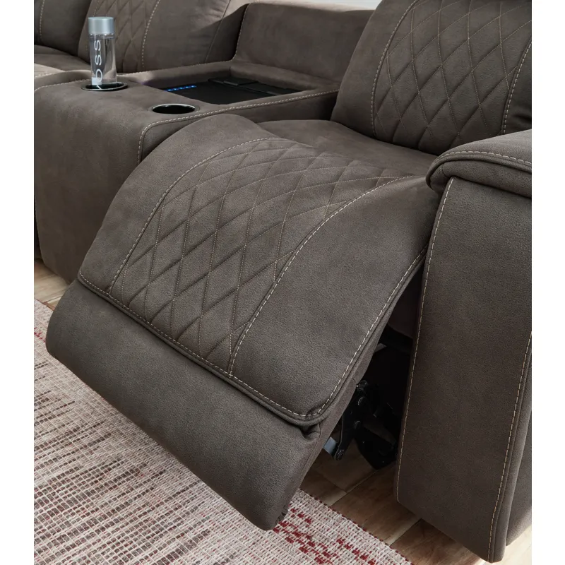 Hoopster Left-Arm Facing Power Recliner