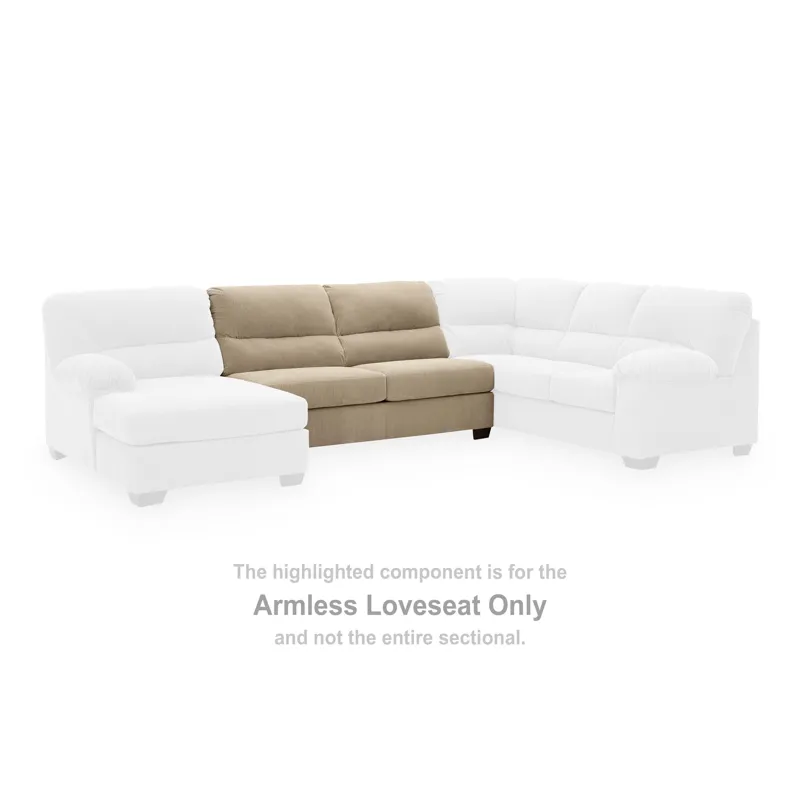 SimpleJoy Armless Loveseat