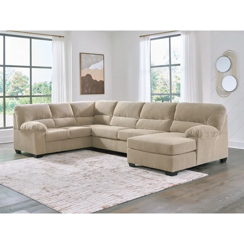 SimpleJoy 3-Piece Sectional with Chaise