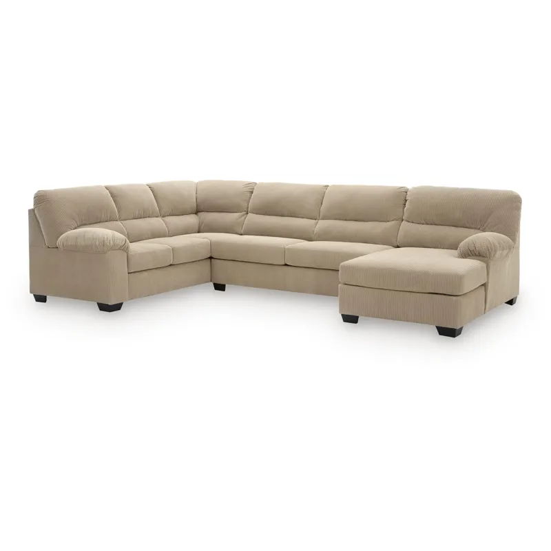 SimpleJoy 3-Piece Sectional with Chaise