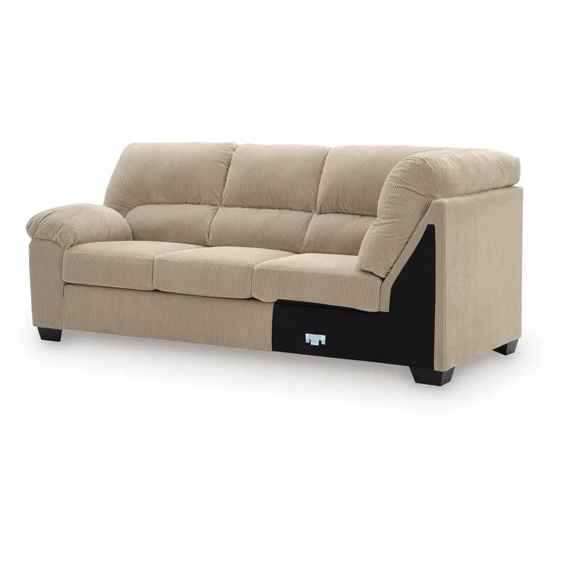 SimpleJoy Left-Arm Facing Sofa with Corner Wedge
