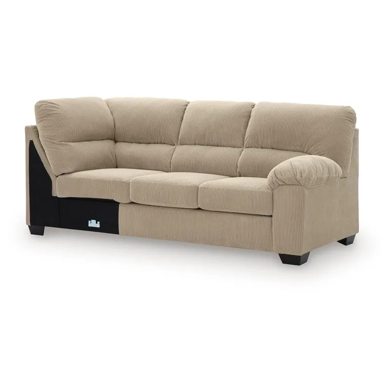 SimpleJoy Right-Arm Facing Sofa with Corner Wedge