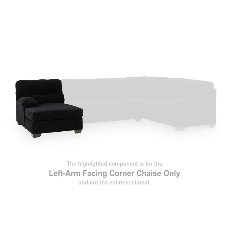 SimpleJoy Left-Arm Facing Corner Chaise