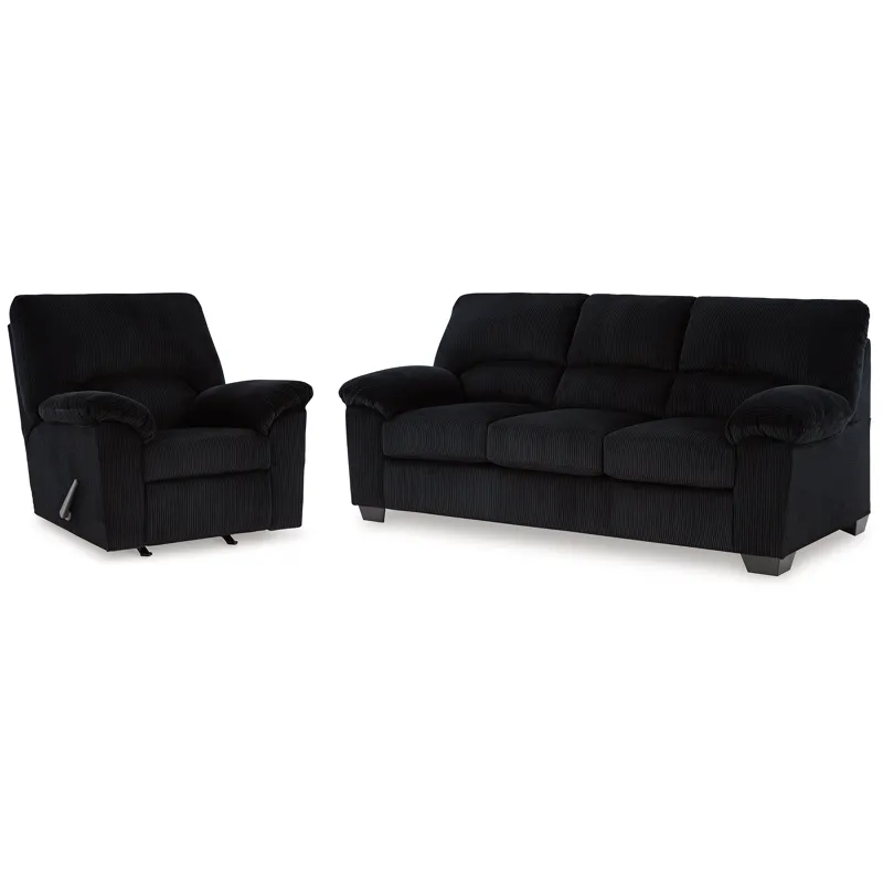 SimpleJoy Sofa and Recliner