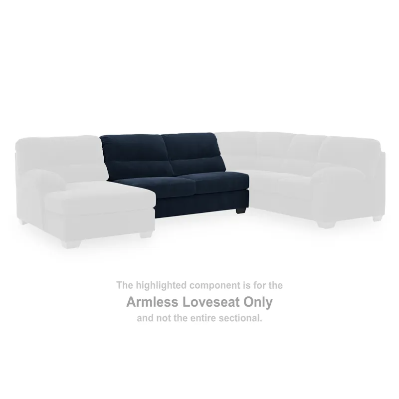 SimpleJoy Armless Loveseat