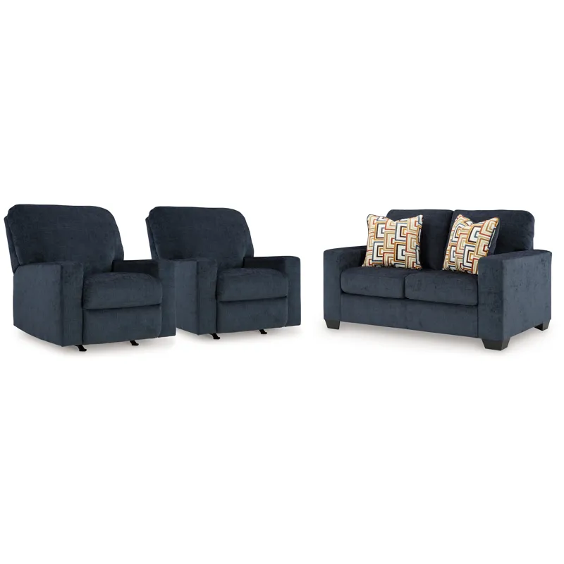 Aviemore Loveseat and 2 Recliners