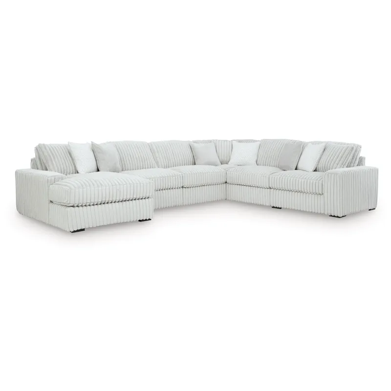 Stupendous 6-Piece Sectional with Chaise