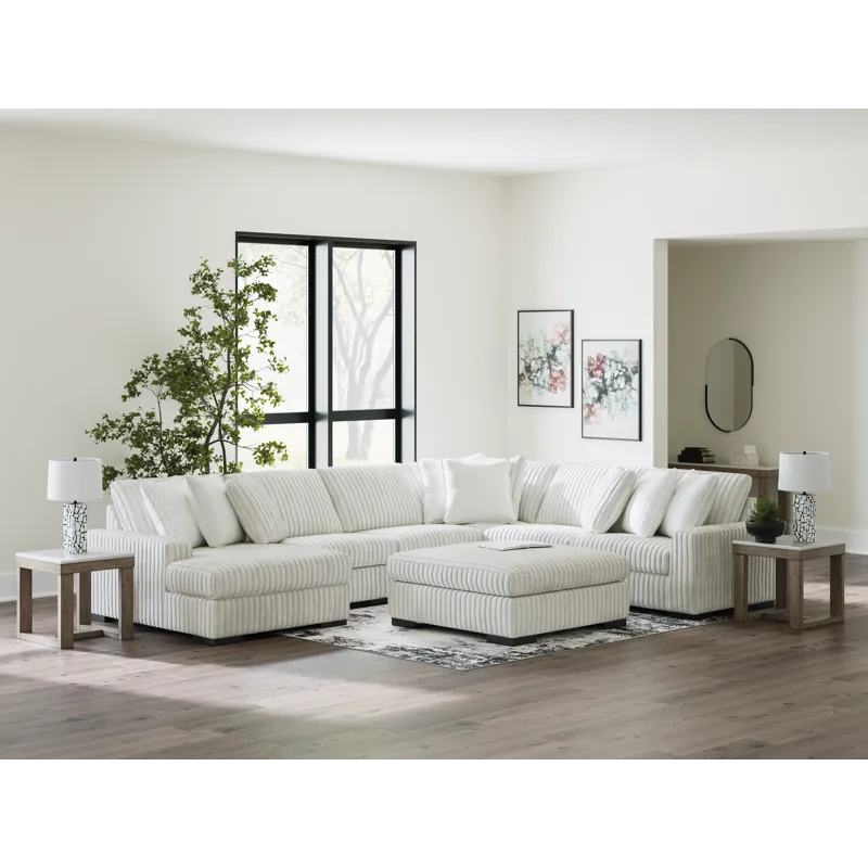 Stupendous 5-Piece Sectional with Chaise