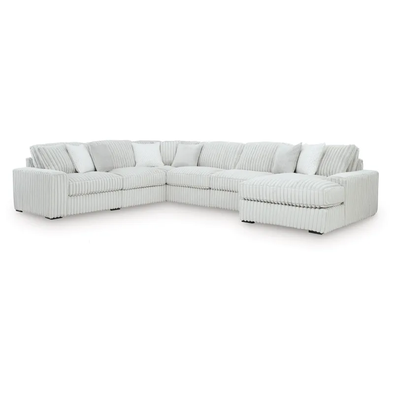 Stupendous 6-Piece Sectional with Chaise