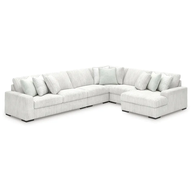 Stupendous 5-Piece Sectional with Chaise