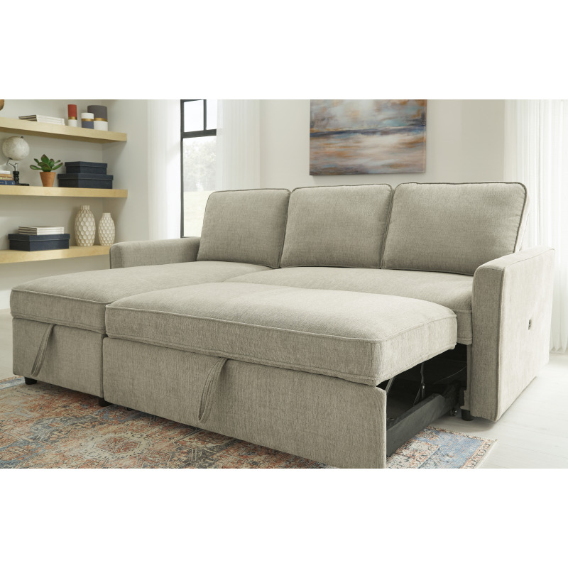 Kerle 2Piece Sectional with Pop Up Bed 26504S1 by Signature Design by