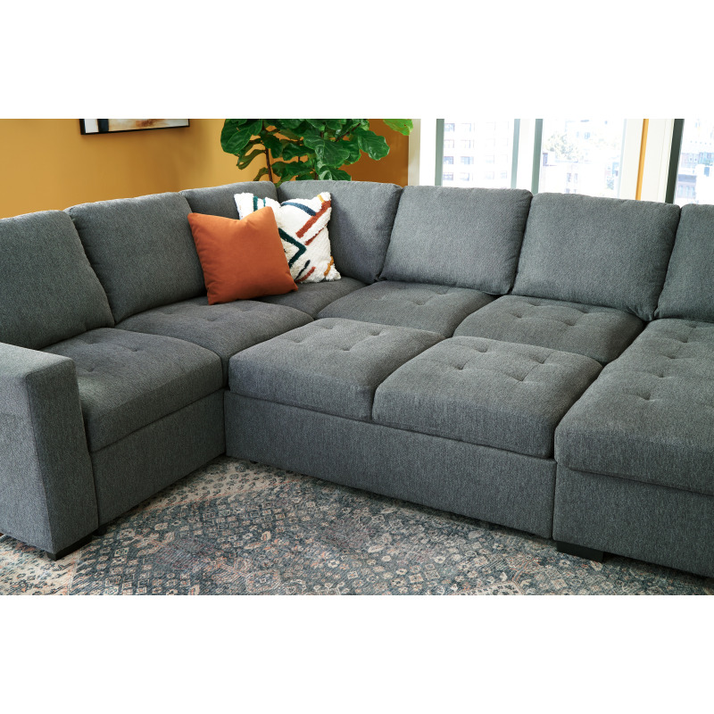 Millcoe 3Piece Sectional with Pop Up Bed 26606S1 by Signature Design