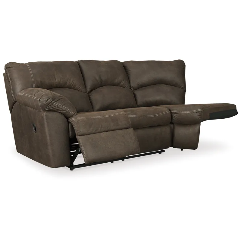 Tambo 2-Piece Reclining Sectional and 2 Recliners