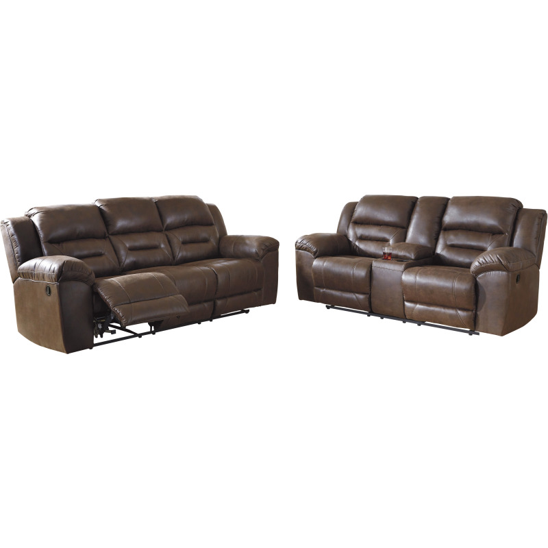 Stoneland Reclining Sofa & Loveseat Set 3990488+94 at Ashley HomeStore