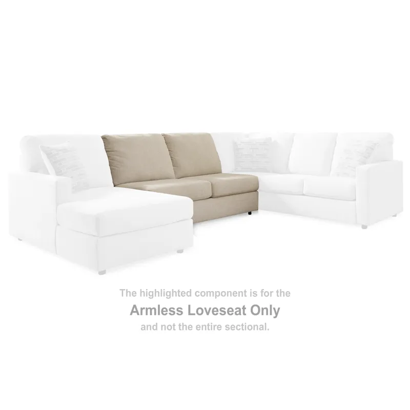 Edenfield Armless Loveseat