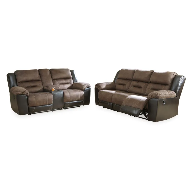 Earhart Reclining Sofa and Loveseat