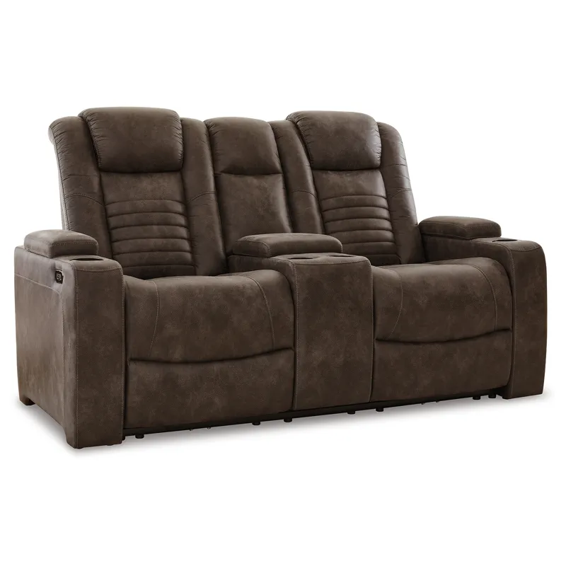 Soundcheck Power Reclining Loveseat with Console