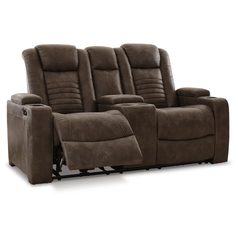 Soundcheck Power Reclining Loveseat with Console