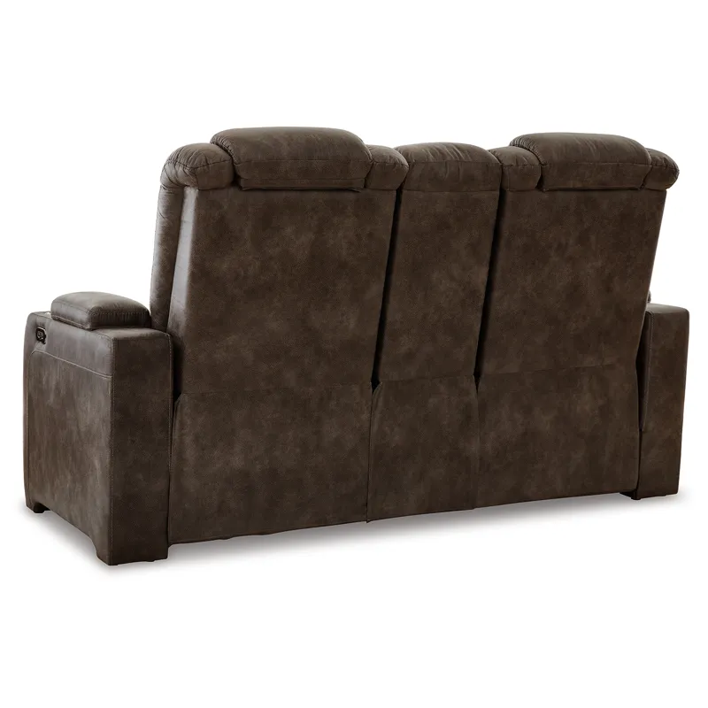 Soundcheck Power Reclining Loveseat with Console
