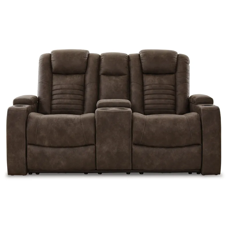 Soundcheck Power Reclining Loveseat with Console