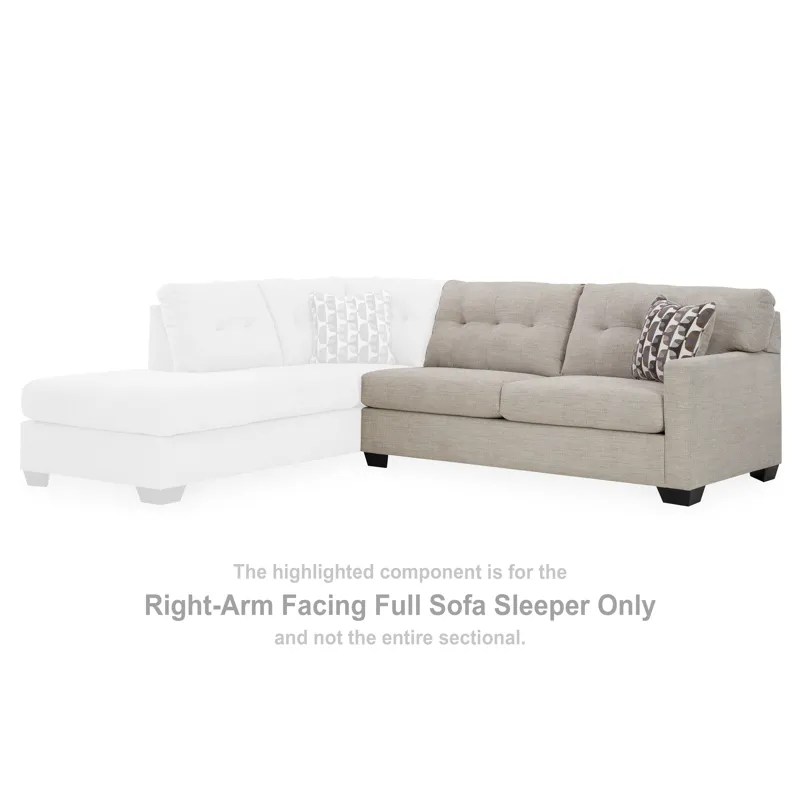 Mahoney Right-Arm Facing Full Sofa Sleeper