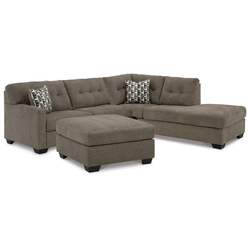 Mahoney 2-Piece Sleeper Sectional and Ottoman