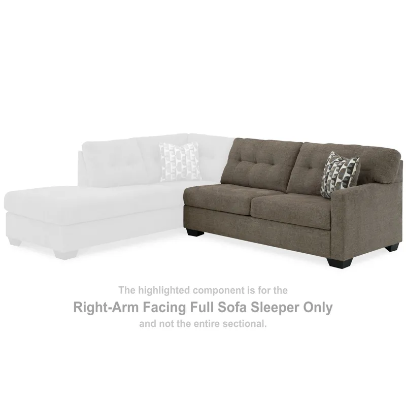 Mahoney Right-Arm Facing Full Sofa Sleeper
