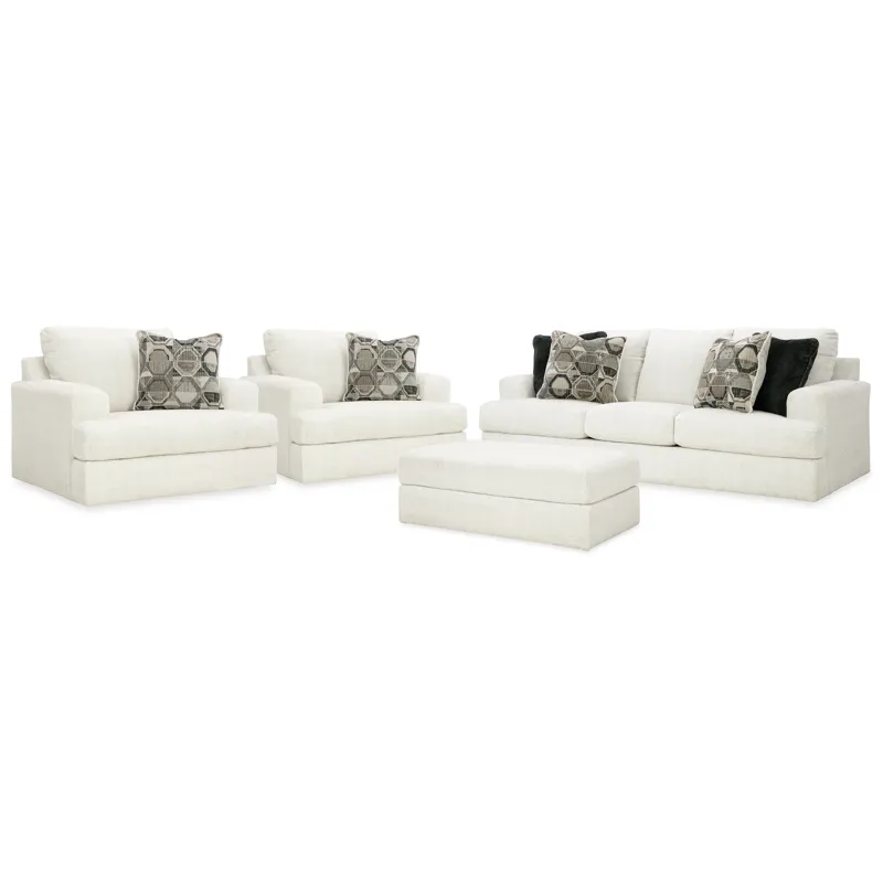 Karinne Sofa, 2 Chairs and Ottoman