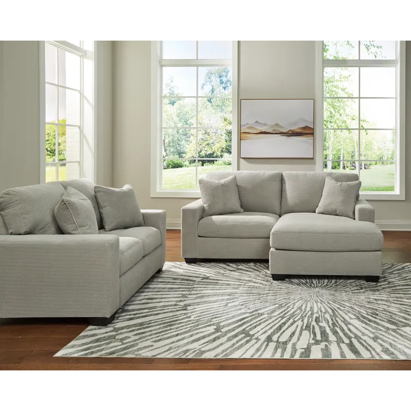 Greenbriar Sofa Chaise and Loveseat