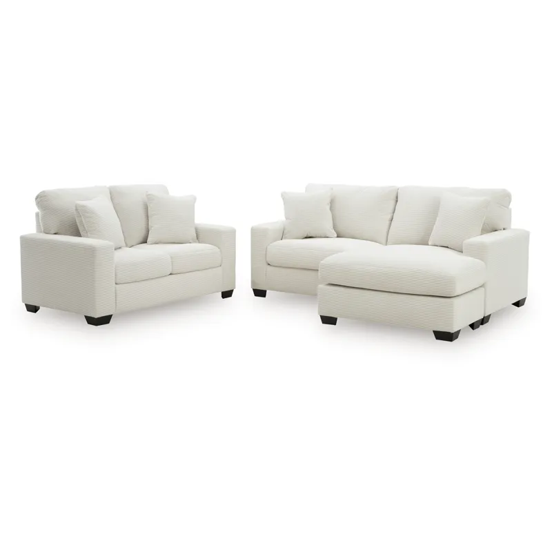 Greenbriar Sofa Chaise and Loveseat