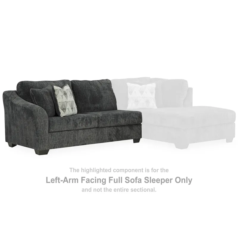 Biddeford Left-Arm Facing Full Sofa Sleeper