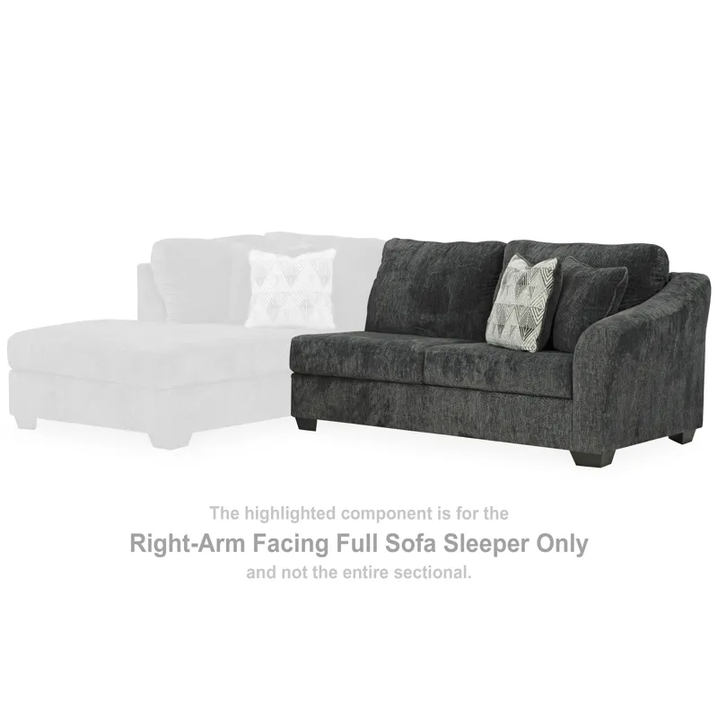 Biddeford Right-Arm Facing Full Sofa Sleeper