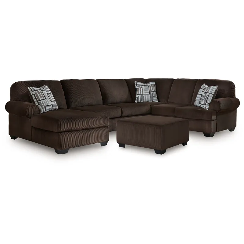 Kimlee 3-Piece Sectional and Ottoman