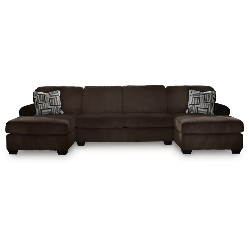 Kimlee 3-Piece Sectional with Double Chaise